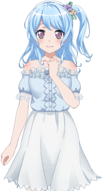 Gentle Girl Live2d Model - Live2d (347x480), Png Download