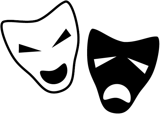 Bell Curve - Sad Face And Happy Face (540x396), Png Download