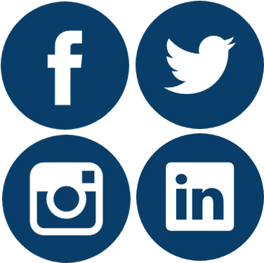 Contenido Redes Sociales Signe360 - White Social Media Logos Png (438x493), Png Download