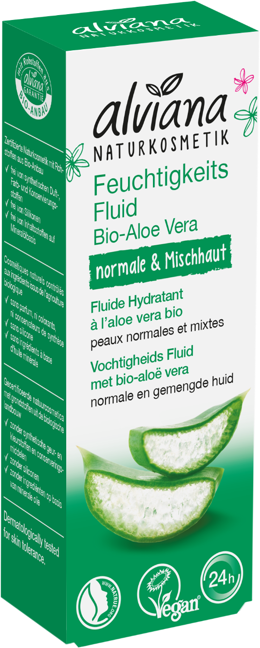 Alviana Naturkosmetik Moisturising Aloe Vera - Alviana Nachtcreme Anti-aging Q10 Gesichtscreme 30 (635x1500), Png Download
