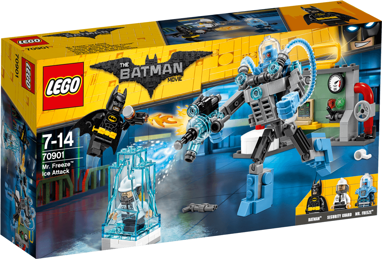 Lego Batman Mr - Lego 70901 The Batman Movie Mr. Freeze Ice Attack (1488x837), Png Download