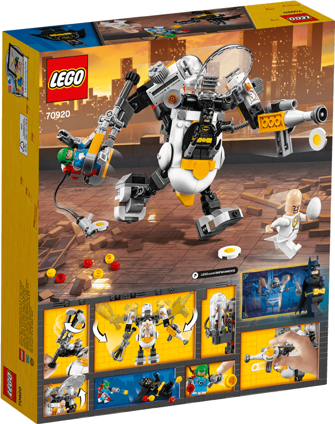 Lego Batman Egghead™ Mech Food Fight - Lego Batman Movie Egghead Mech Food Fight (1488x837), Png Download