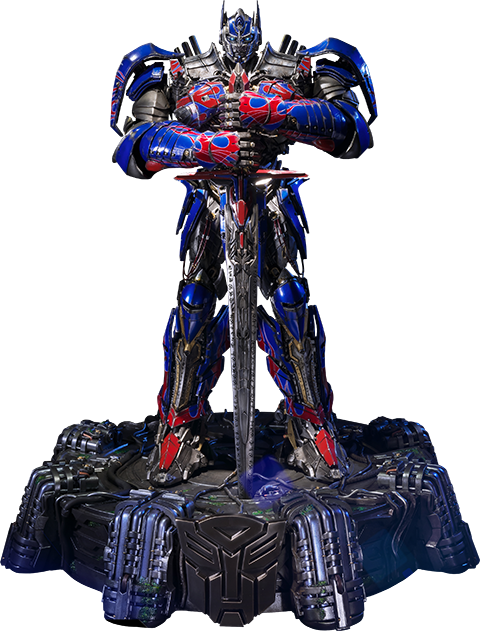Optimus Prime Knight Edition Polystone Statue - Optimus Prime Transformers 5 Personagens Png (480x631), Png Download