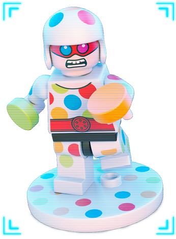 Lego Polka Dot Man Polka Dot Man - Lego Batman 2017 Two Face (360x480), Png Download