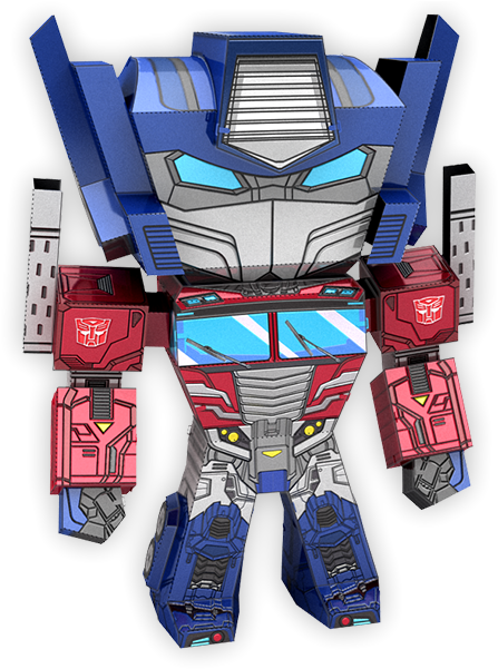 Optimus Prime Legends - 3d Metal Earth Optimus Prime (600x600), Png Download