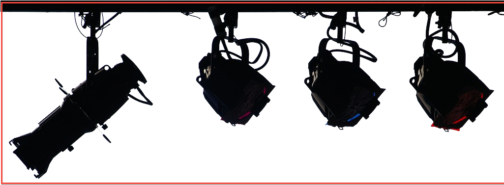 Cine1 - Stage Lights Clip Art (1024x680), Png Download