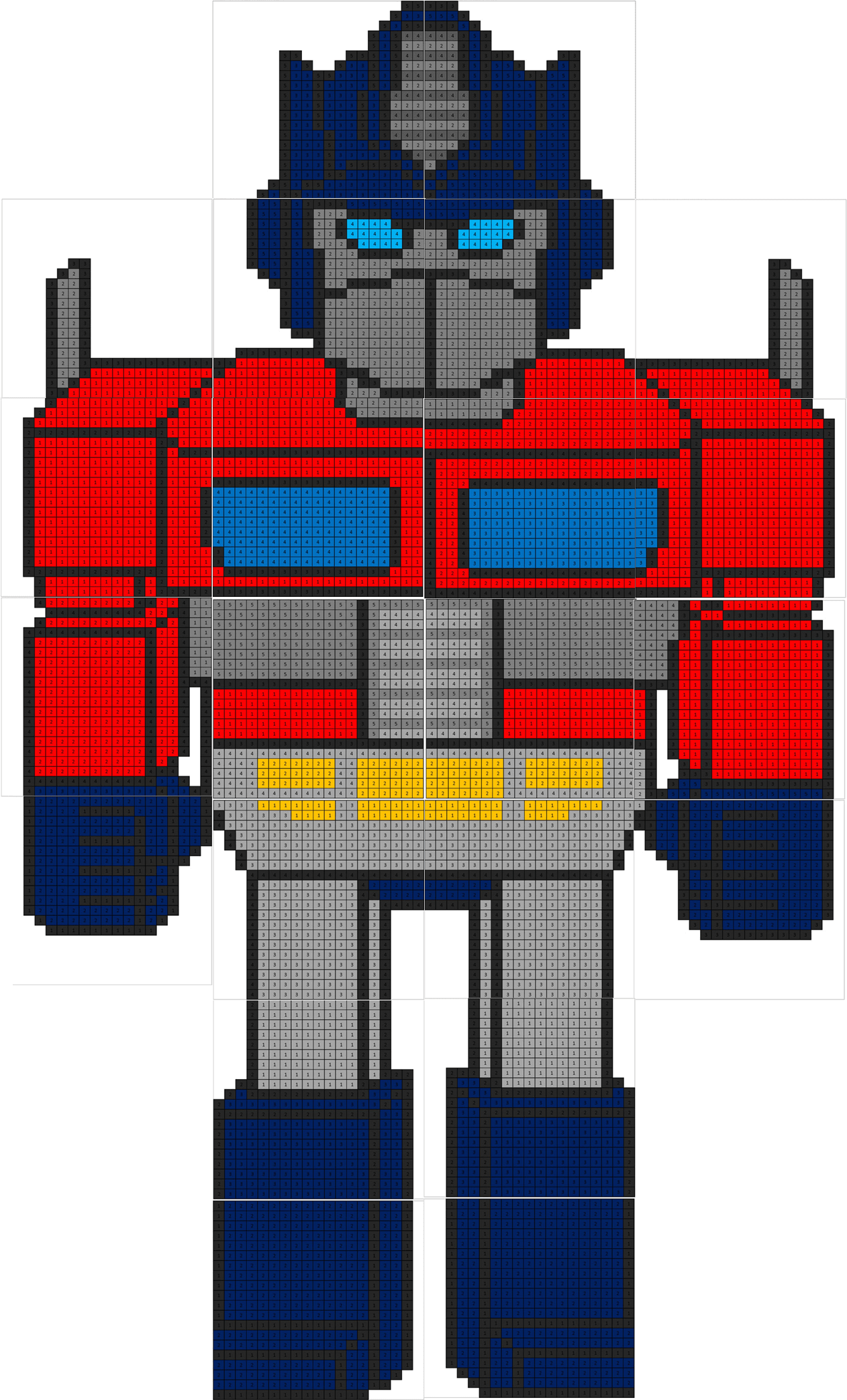 Optimus Prime Coloring Mural - Coloring Squared Murals (1262x2085), Png Download