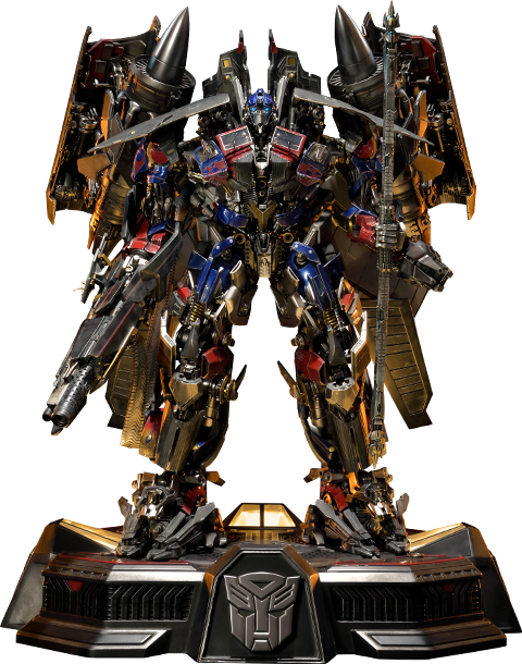 About The Jet Power Optimus Prime Statue - Optimus Prime Jetpower Statue (480x610), Png Download