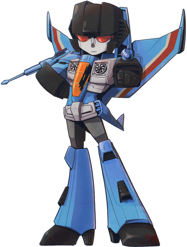 Chibi Tc By Phantom417 - G1 Starscream Chibi (600x792), Png Download