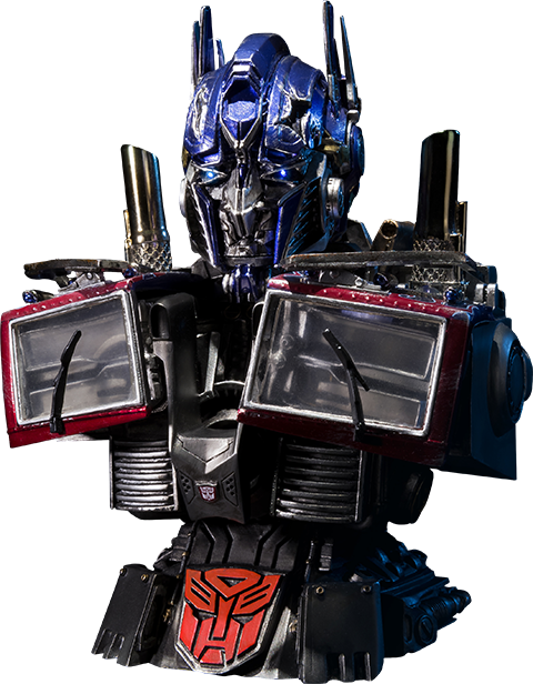 Optimus Prime Final Battle Version Bust - Prime 1 Studios Optimus Prime Dark (480x616), Png Download