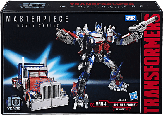 Optimus Prime 6" 10th Anniversary Movie Masterpiece - Transformers Masterpiece Movie Series Optimus Prime (600x600), Png Download