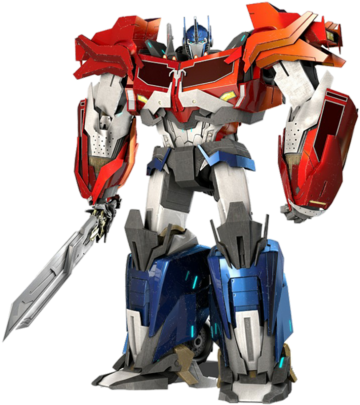 Tfp Upgraded Prime Render - Transformers Prime Optimus Prime Beast Hunters (400x413), Png Download