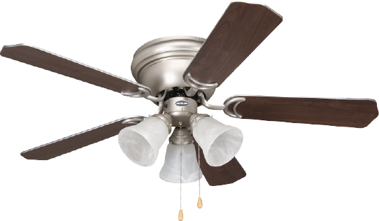 45202 Brisa 3 Luces - Ventilador De Techo Hunter (542x316), Png Download