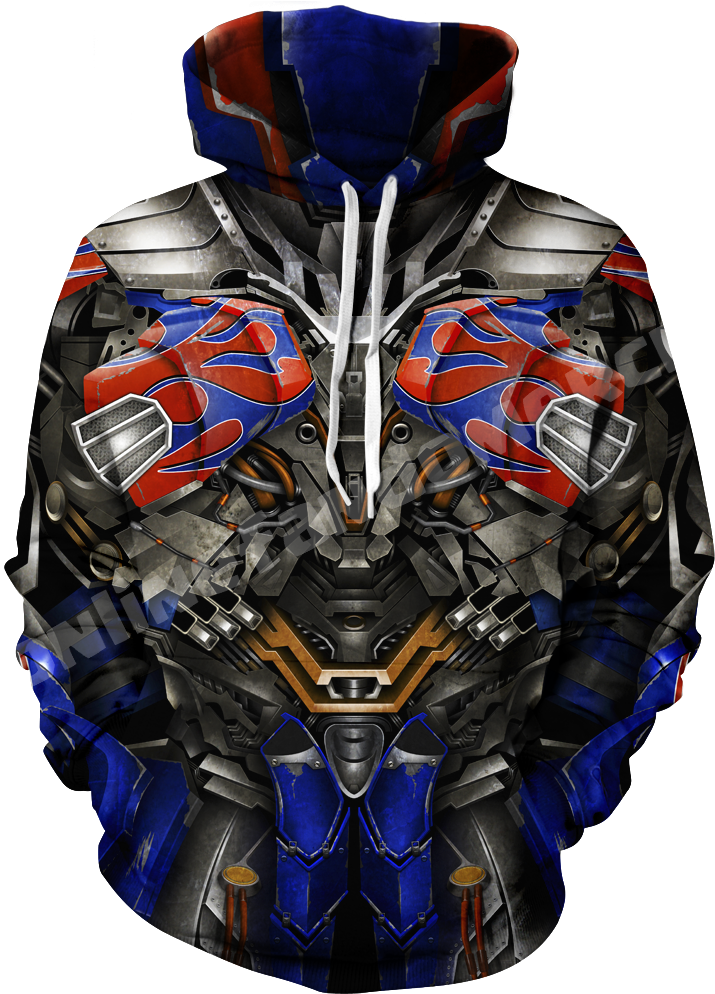 Optimus Prime Unisex 3d Hoodie - Spiderman Hoodie (1000x1000), Png Download