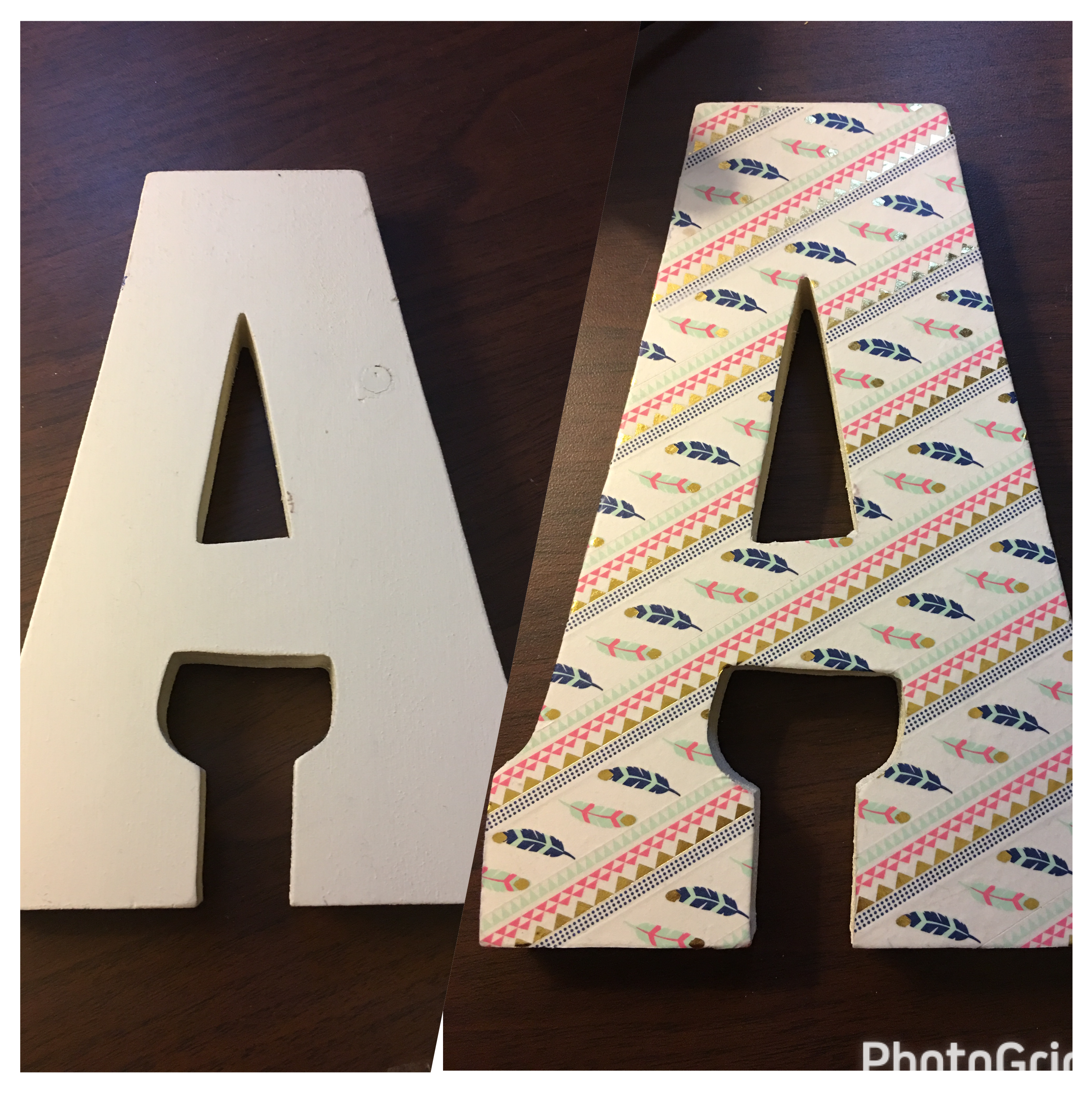 Easy Washi Tape Decor - Triangle (3072x3072), Png Download