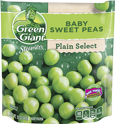 Green Giant Valley Fresh Steamers Select Baby Sweet - Green Giant Steamers Baby Sweet Peas (400x400), Png Download