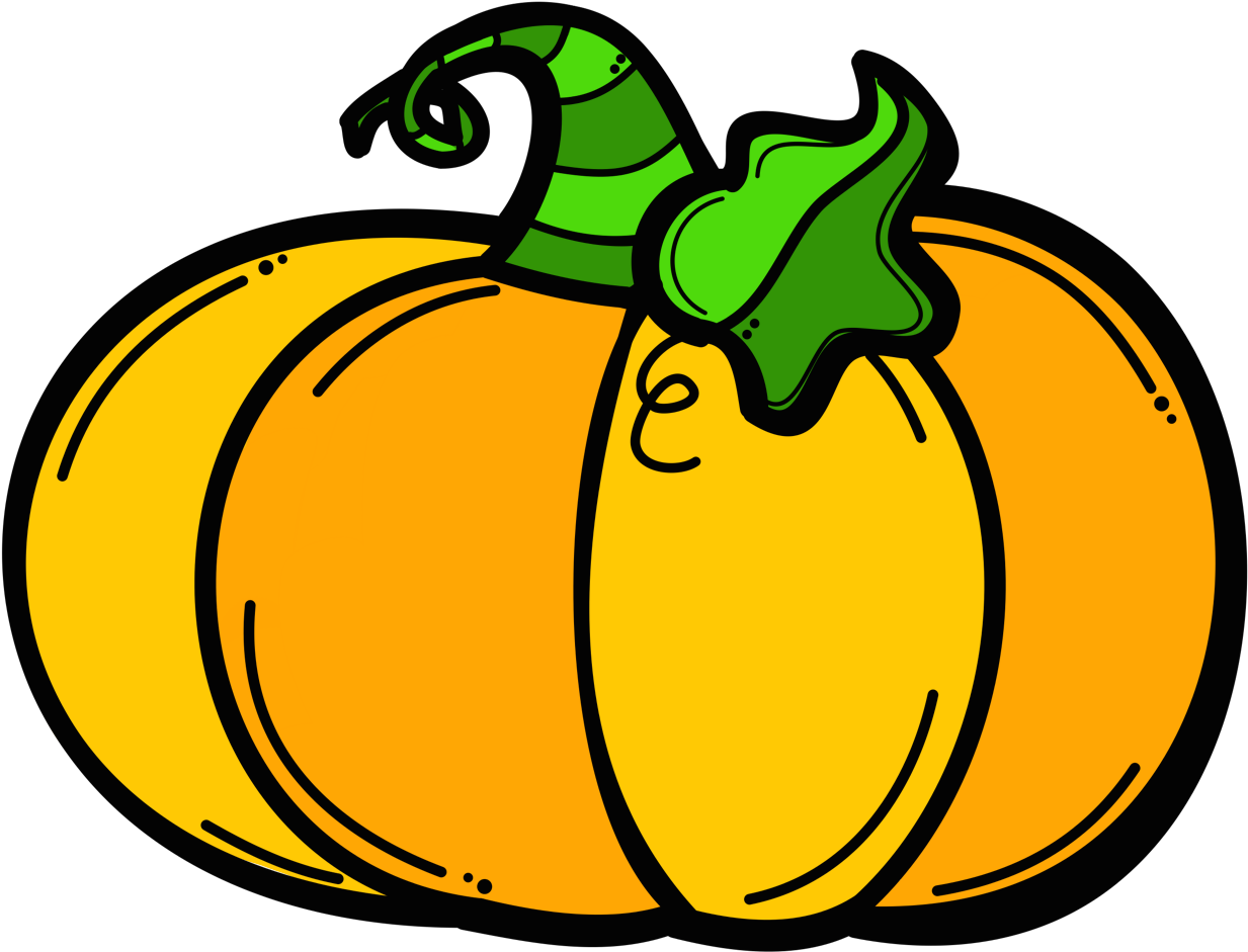 Pin By Jana Londáková On Farby - Fall Clipart Black And White (1354x1043), Png Download