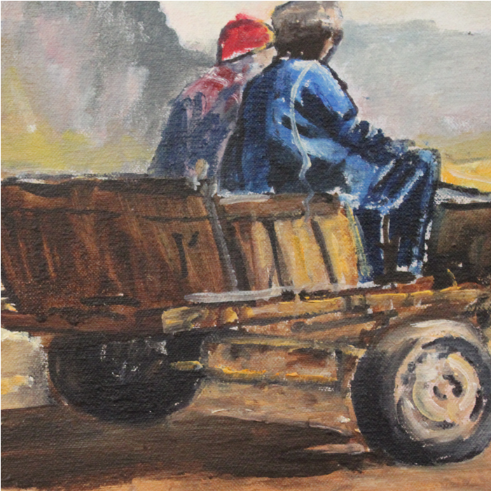 Cart Drawing Painting Jpg Library Stock - Cart (800x800), Png Download