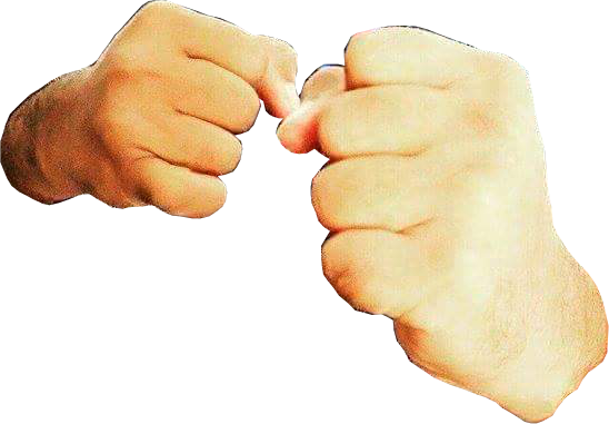 Punch Fists - Wikimedia Commons (548x381), Png Download
