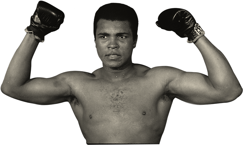 Beginning The Path To Greatness - Mohamed Ali Klay Png (954x573), Png Download