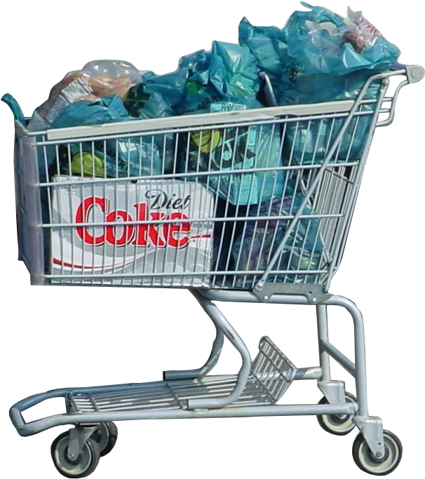 Shopping Cart - Full Shopping Cart Png (946x760), Png Download