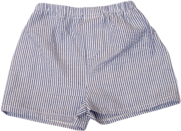 Boxer {navy Seersucker) - Seersucker (600x435), Png Download