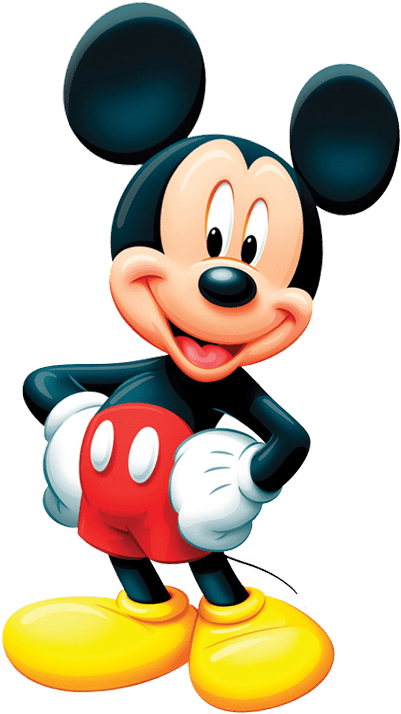 Mickey Mouse Disney Character Png Image Royalty Free - Mickey Mouse (419x722), Png Download