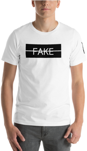 Crossed Out Fake Tee - Cactus In Pocket Shirt (500x500), Png Download