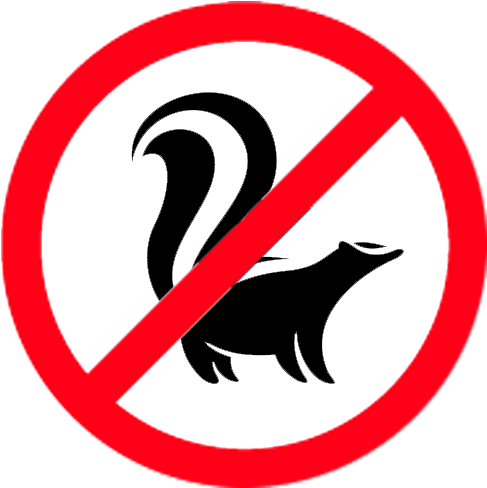 Skunk Crossed Out Compress - Parents Taking Phone Away (500x500), Png Download