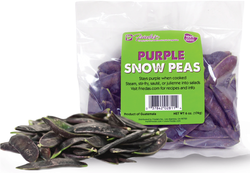 Up Close With Frieda's Specialty Produce's Purple Snow - Leaf Vegetable (850x602), Png Download