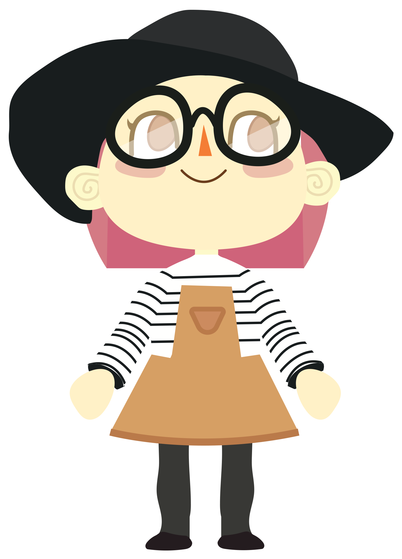 Whimsical Crossing Jpg Free - Reindeer (1754x2398), Png Download