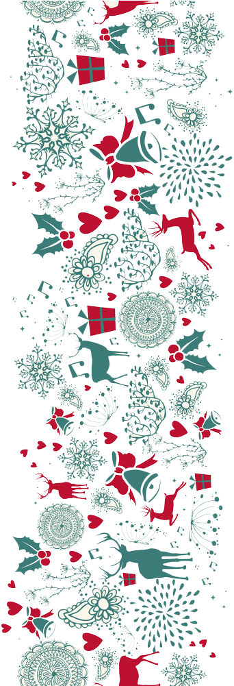 Christmas Borders Png Free - Stag Notebook, Christmas Notes, 100 Page Holiday Notebook (658x1000), Png Download