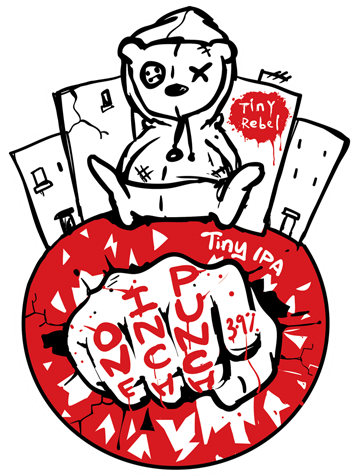 One Inch Punch - Tiny Rebel Gin And Juice (355x476), Png Download