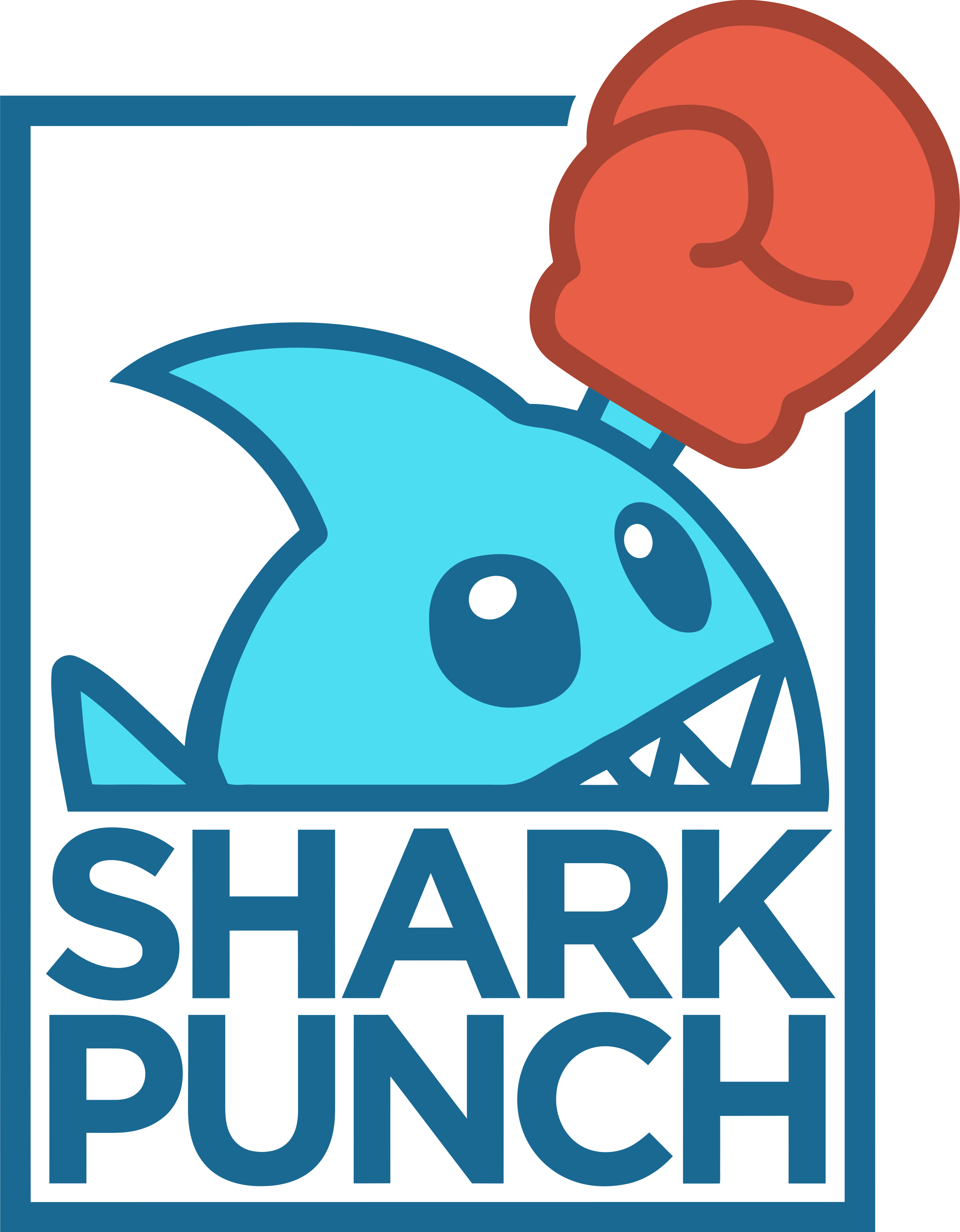 Shark Punch Logo Png Transparent - Shark Punchers (2400x3080), Png Download