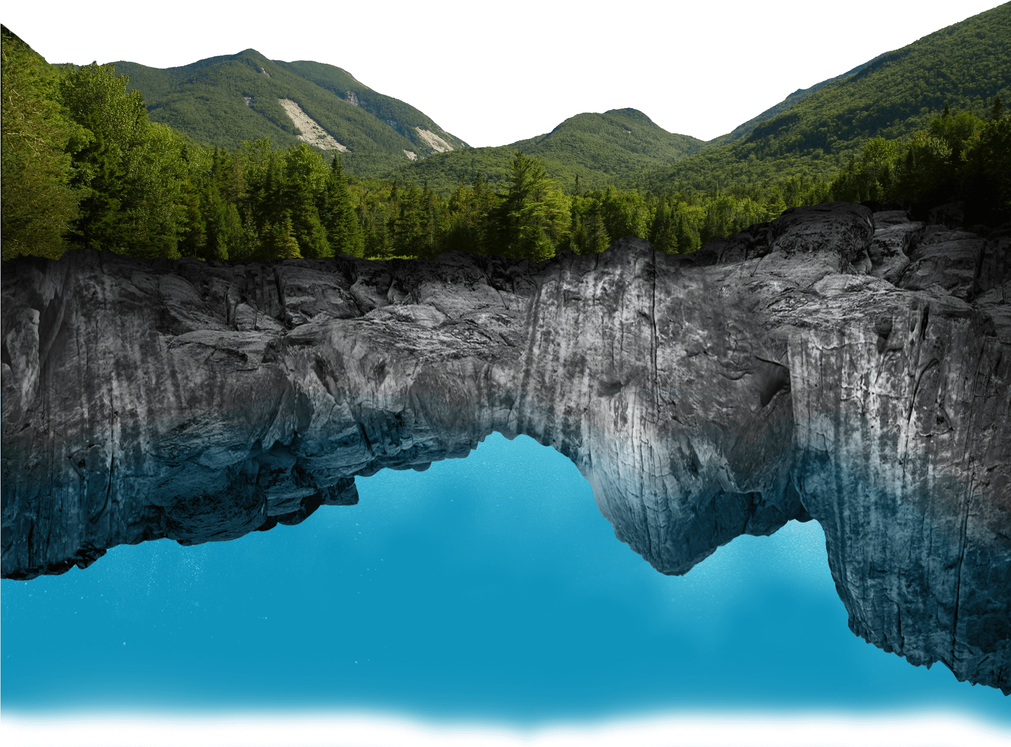 Amid The Forests Of The Adirondacks And The Foothills - Marcy Dam (2048x1645), Png Download