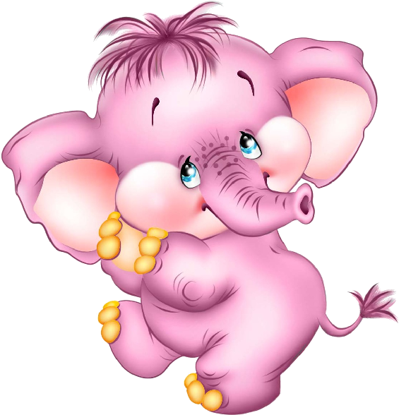 Valentines Day Elephant Heart Greeting Card Clip Art - Alfabeto Colorido Para Imprimir E Colar Na Parede (600x600), Png Download