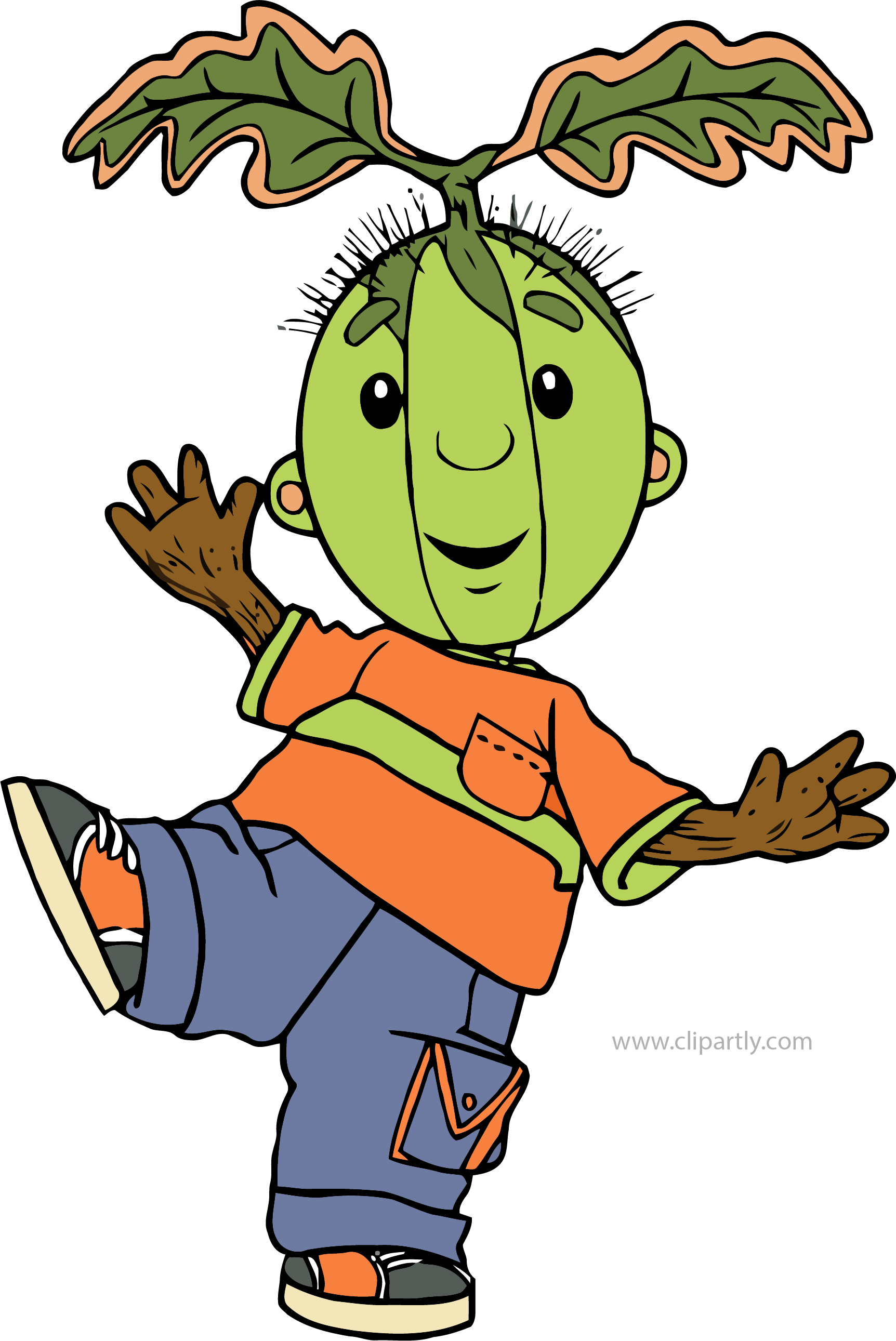 Pip Gooseberry Fifi And The Flowertots Clipart - Cross-stitch (1724x2581), Png Download