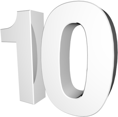 Free Icons Png - Number 10 Transparent Background (500x500), Png Download