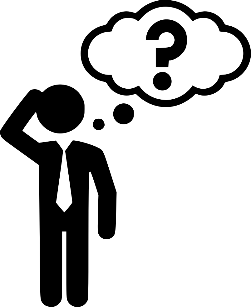 Png File - Thinking Man Icon Png (804x980), Png Download