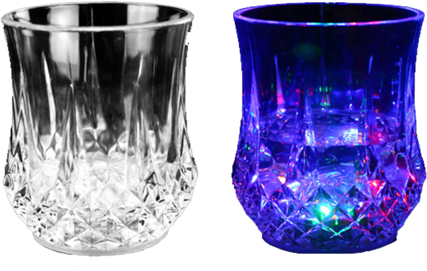 Pouring Water Bright Light Cup Color Changing Cup Led - Gift (800x800), Png Download