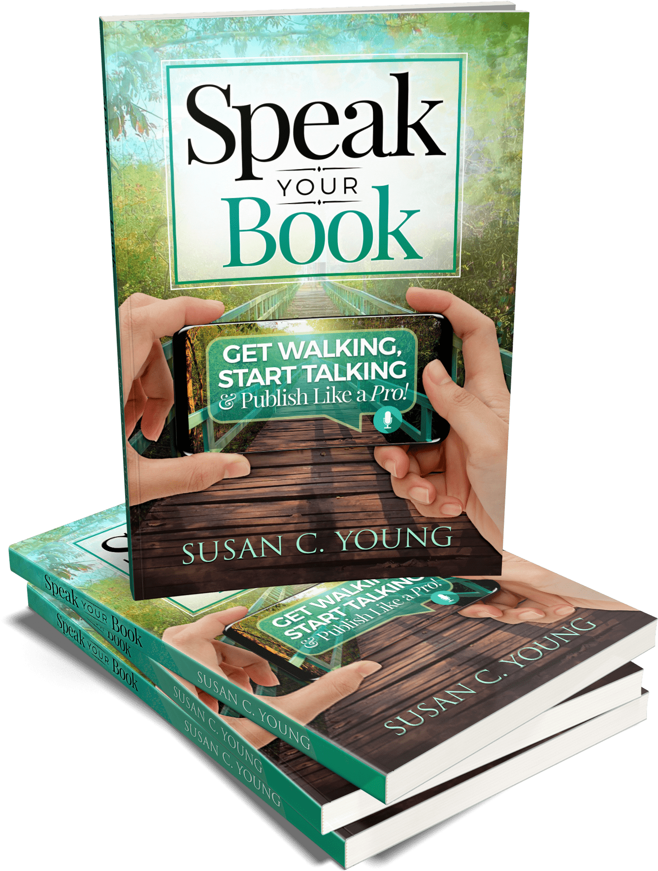 Speak Your Book Stack 3d - Flyer (1512x2000), Png Download