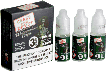 Cease And Desist Watermelon Drips 3 X - Watermelon (500x500), Png Download