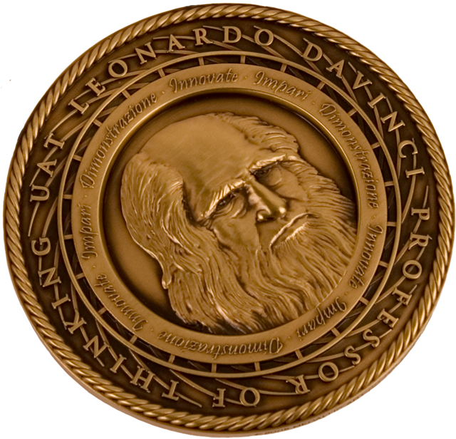 Leonardo Da Vinci Medallions (640x616), Png Download