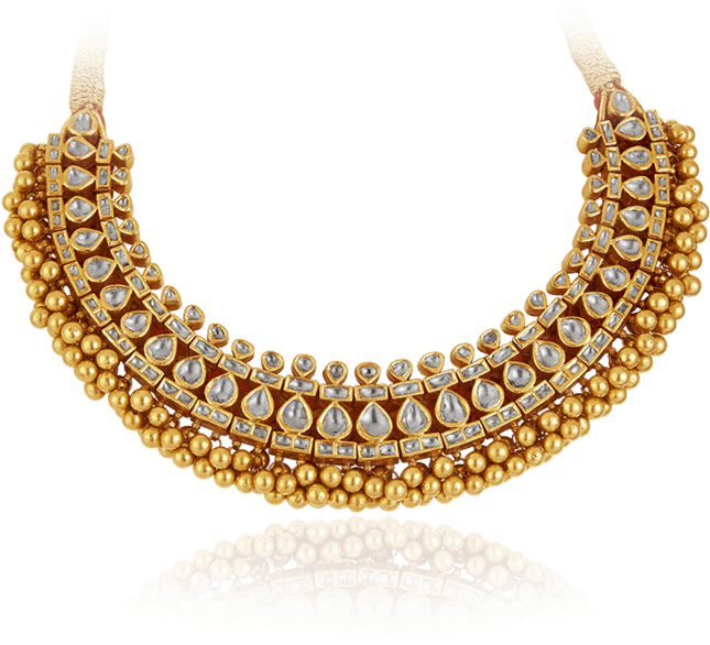 Jadau Thussi - Necklace (800x800), Png Download