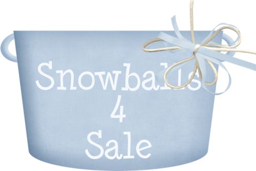 Snowball Bucket - Snowflake In A Coal Mine (500x334), Png Download