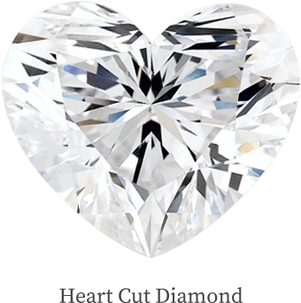 Heart Cut Diamond - Jewels By Alan (480x408), Png Download
