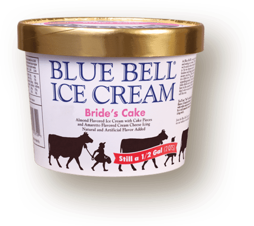 Finally, There's Blue Bell “bride's Cake,” A Delicious - Blue Bell Key Lime Ice Cream (624x494), Png Download
