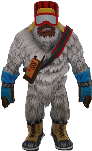 Yury The Yeti - Block N Load Yeti Skin (300x490), Png Download