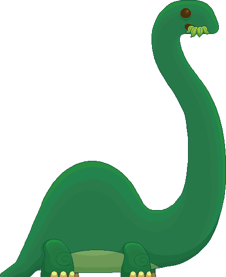 Brontosaurus (446x546), Png Download