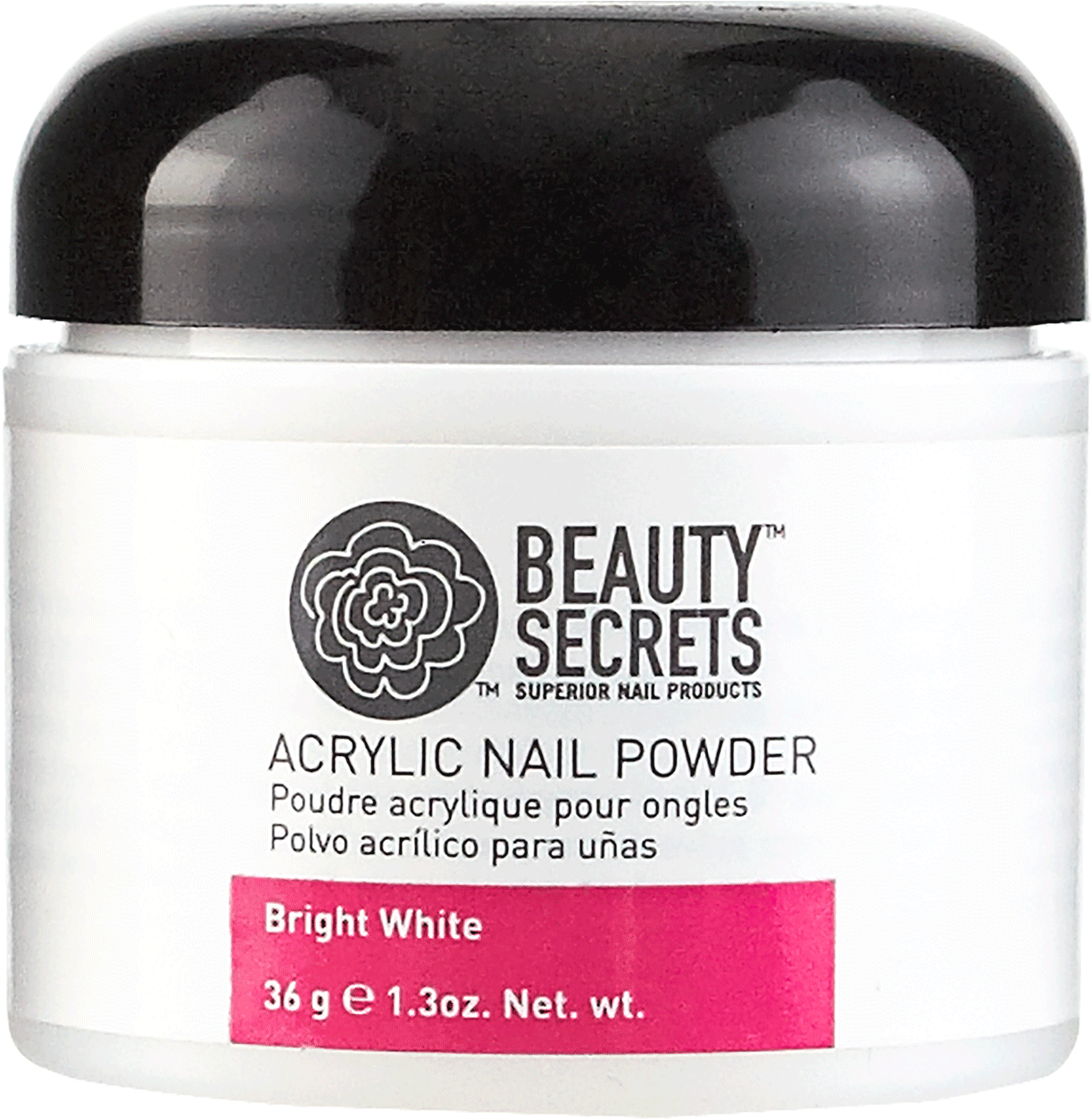 Beauty Secrets Extreme Pink Acrylic Powder (1500x1500), Png Download